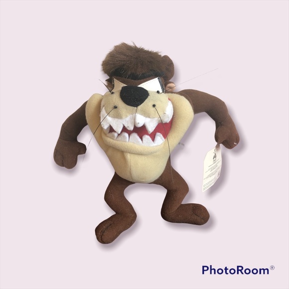 Vintage NWT Looney Toones 9" Tasmanian Devil 1998 - Picture 1 of 5